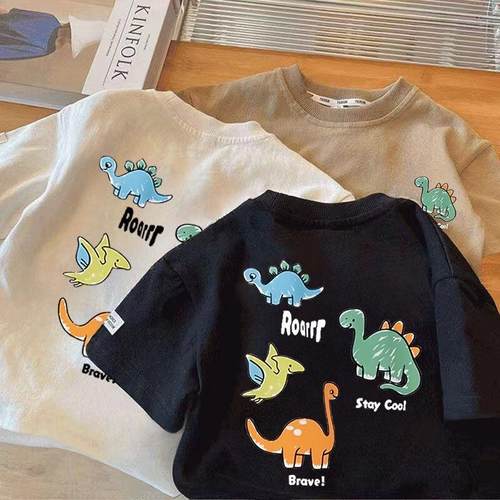 纯棉儿童短袖T恤夏季新款