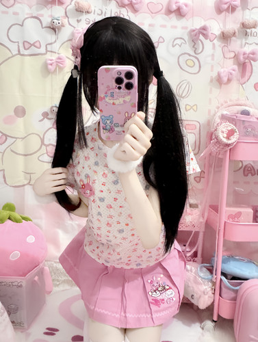 RichGirl少女原创日系软妹可爱印花短袖T恤兔兔刺绣上衣女