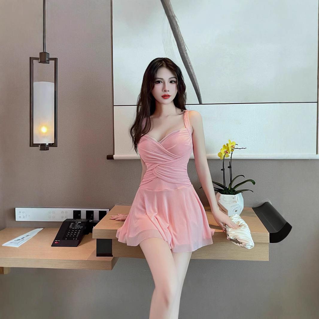 连衣裙性感新款性感夜店女装公主裙打底吊带裙高腰显瘦8225