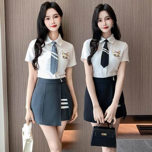 2025新款美容师工作服养生馆足浴店足疗洗浴足道工衣空姐制服套装