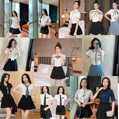 足疗技师工作服女2025新款套装水疗足浴养生会所沐足工衣单卖链接