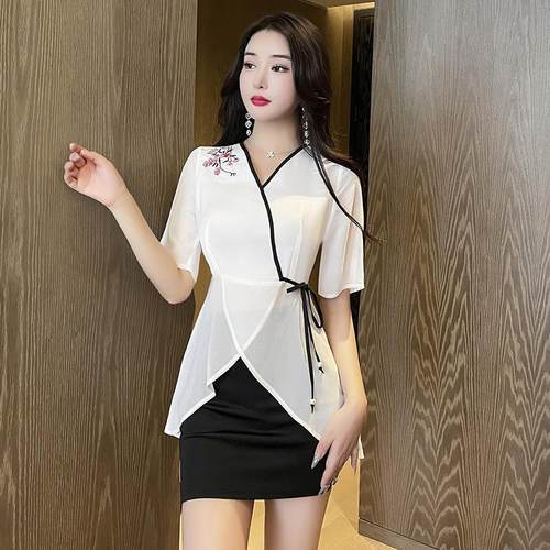 足浴足疗spa技师工作服2025新款桑拿工衣女爆款沐足按摩衣服套装