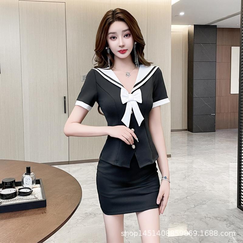 气质修身显瘦酒店KTV制服夜场夜店工作服足浴足疗技师服