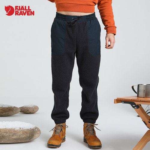 北极狐羊羔毛抓绒长裤男户外