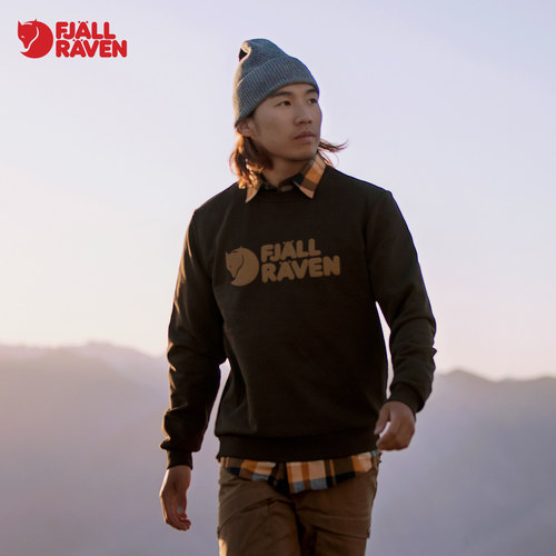 北极狐2023秋冬男士长袖印花卫衣