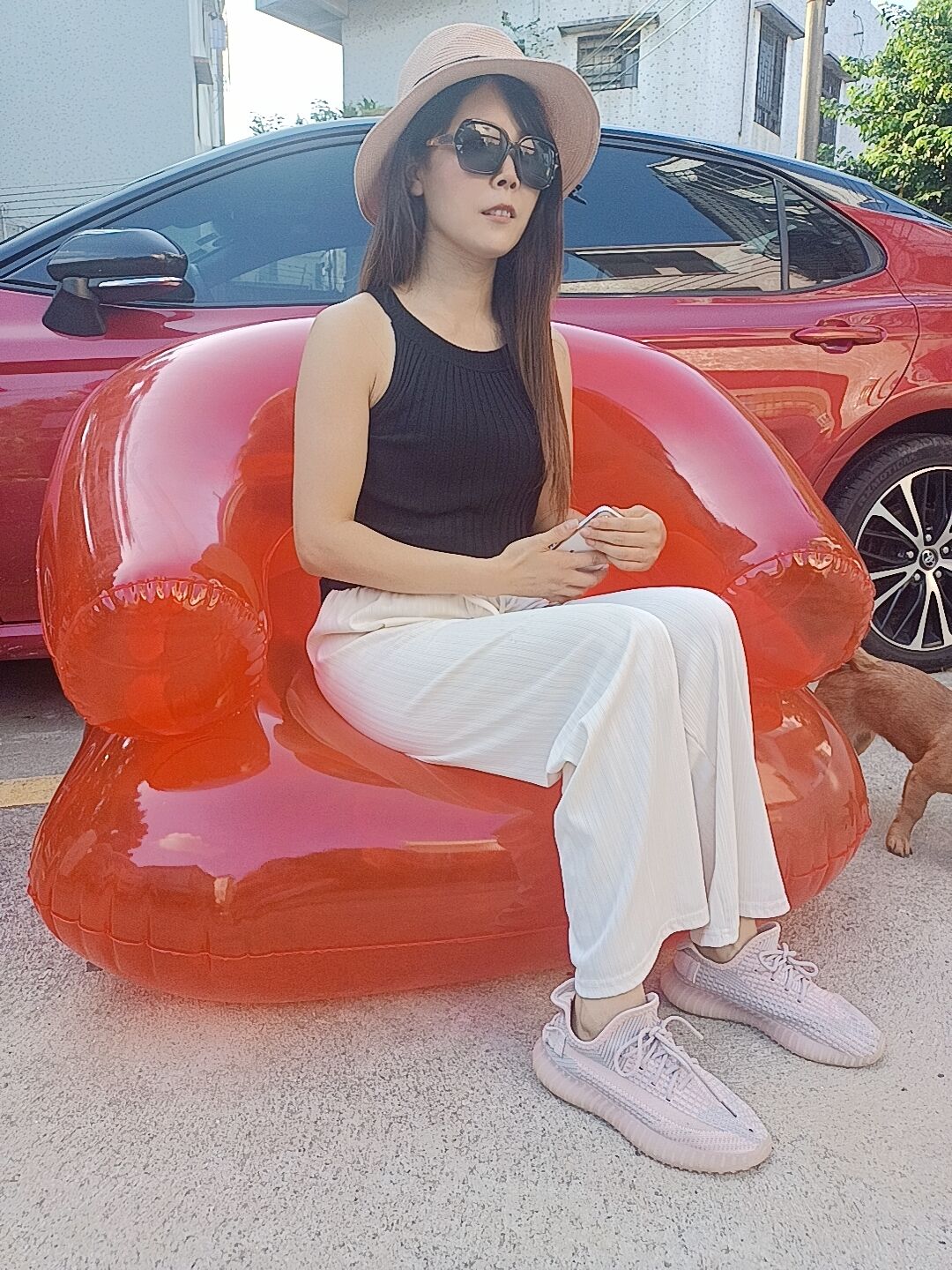 小户型柔软舒适性沙发户外露营娱乐便携坐垫成人休闲躺椅轻便便携