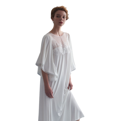 嘉德丽亚莫代尔蕾丝剔剪睡裙