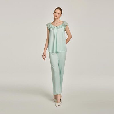 小公主法式复古夏季纯棉睡衣