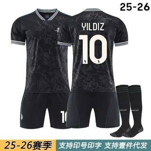 2526尤文二客球衣7号孔塞桑C罗9霍维奇10伊尔迪兹19图拉姆足球服