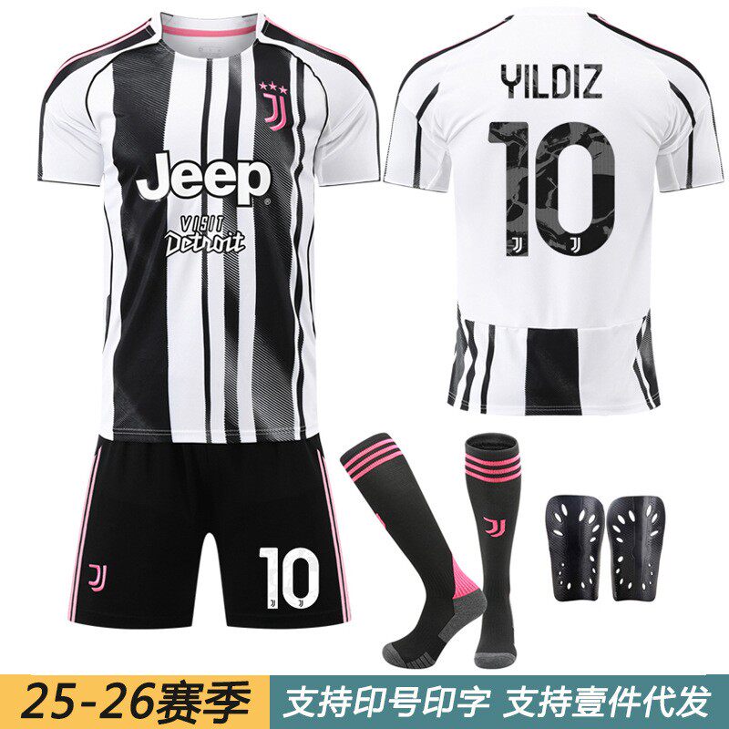 2526尤文主场球衣7号孔塞桑C罗9霍维奇10伊尔迪兹19图拉姆足球服