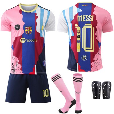 2526巴萨巴黎迈阿密梅西10号球衣