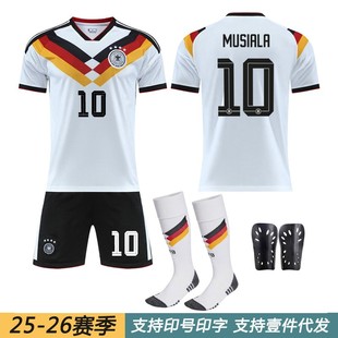 2526德国主场球衣10穆西亚拉17维尔茨哈弗茨基米希足球服套装定制