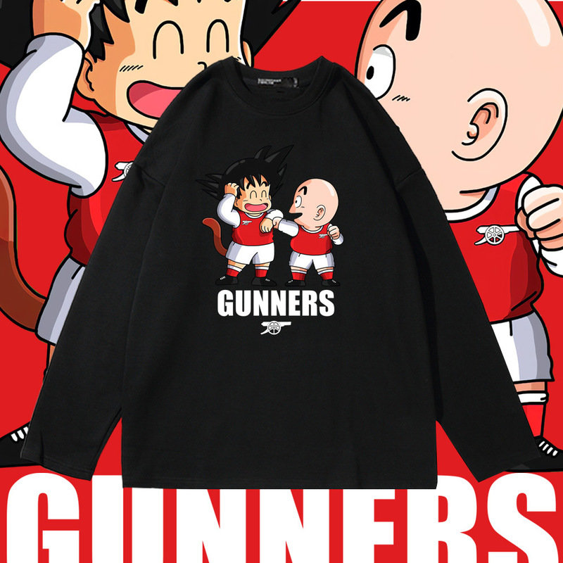 七龙珠阿森纳联名休闲长袖T恤男