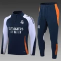 Real Madrid - Royal Blue and White Sleeves