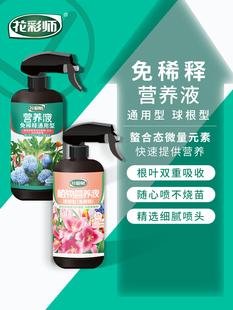 虹越花彩师免稀释速效植物营养液花卉用品花肥480ml通用型球根型