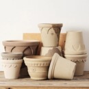 虹越颜植陶土花盆兰花多肉郁金香粗陶创意轻奢透气家用桌面种植盆