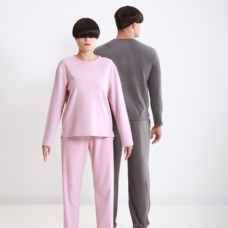 秋冬女款柔软圆领家居服帝日斯诺