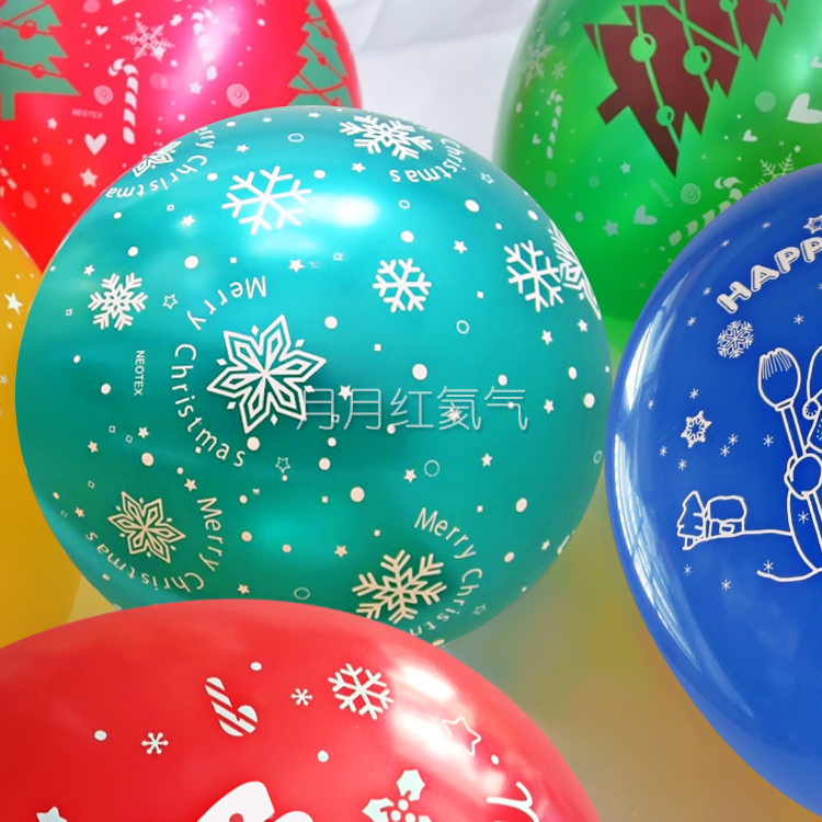 韩国进口neo12寸新年印刷印雪花