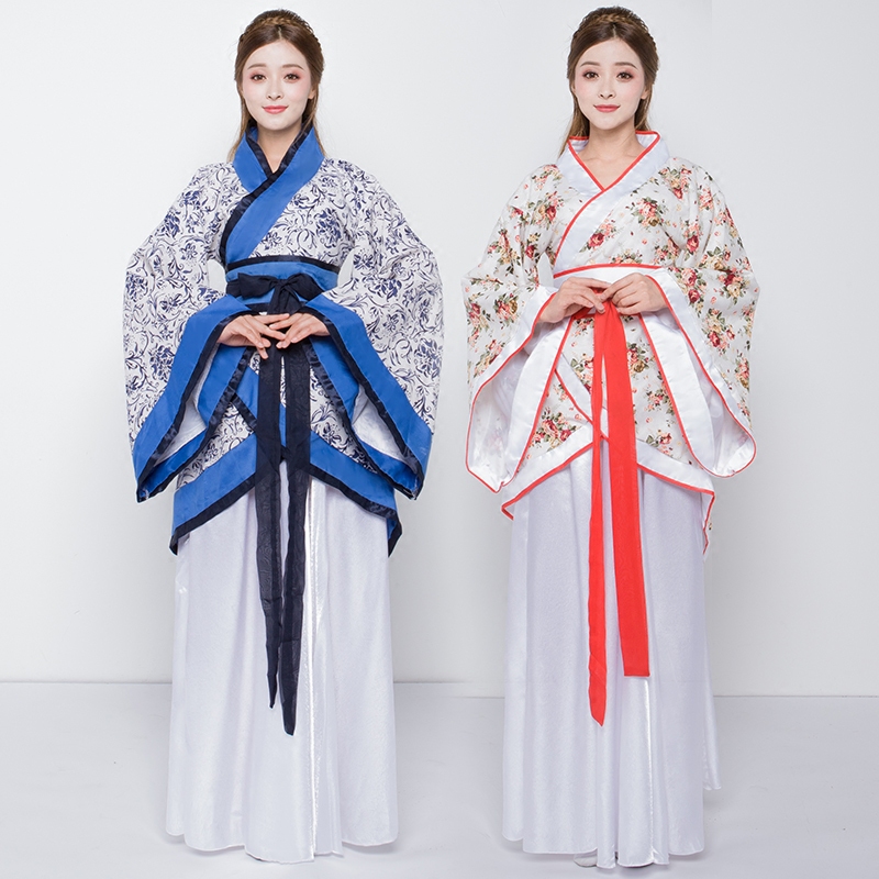 新款唐装女汉服曲裾古装仙女装汉服女成人礼毕业季摄影服装