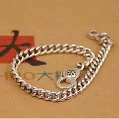 Dazhuo Good Art Fine Art 6mm Cherry Blossom Bracelet 925 Sterling Silver Unisex Trendy Goodart American Style Silver Jewelry