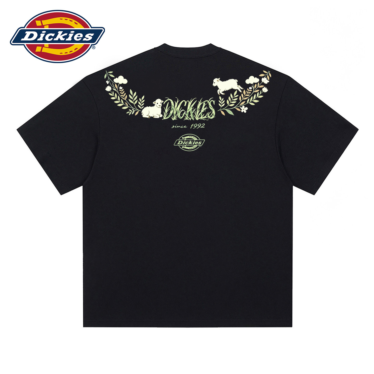 Dickies男士纯棉t恤设计感短袖上