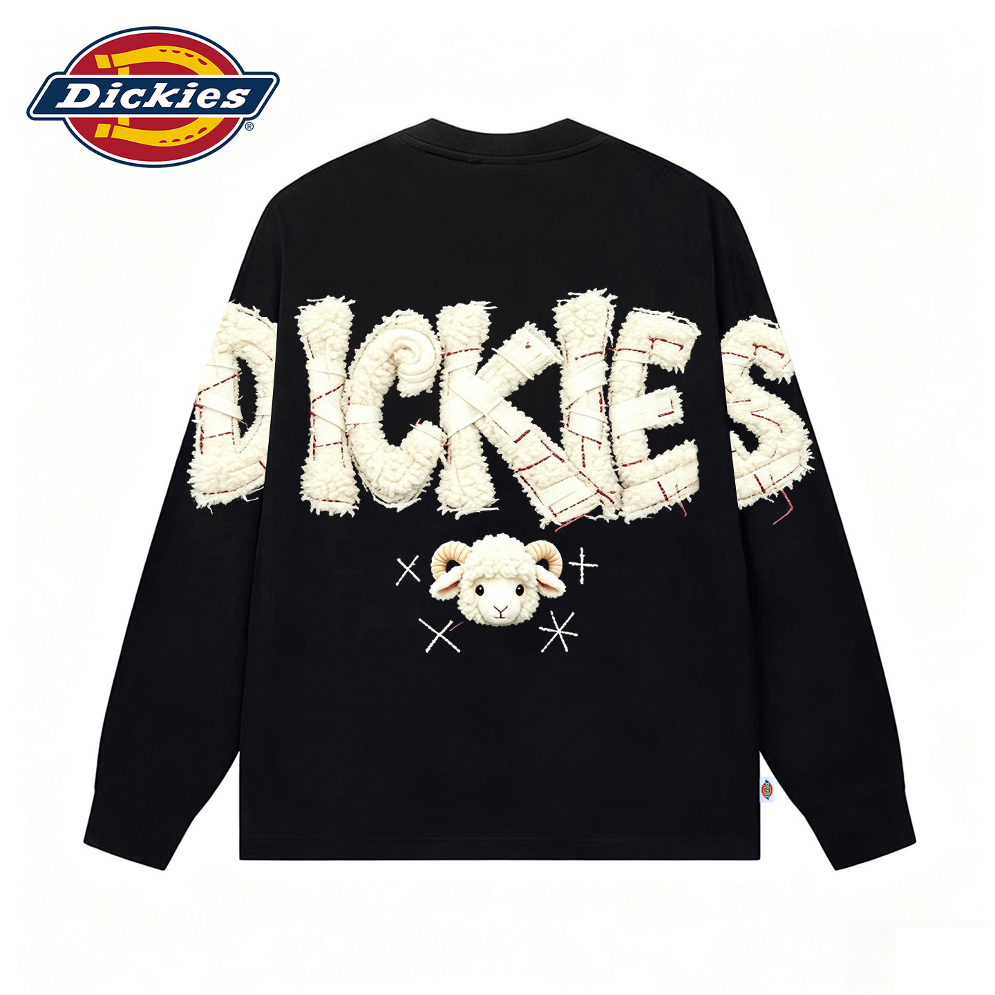Dickies男士纯棉长袖t恤小羊上衣