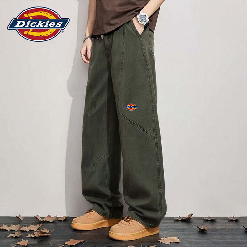 Dickies帝酷适纯棉休闲裤男士夏季2026新款高级感军绿色工装裤子