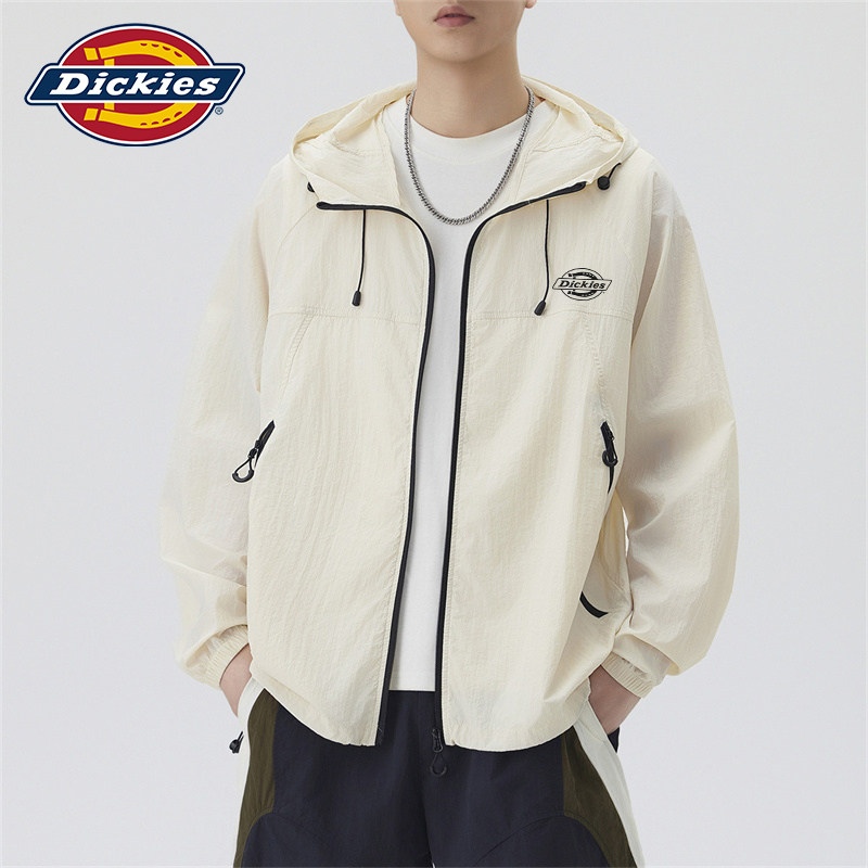 Dickies帝酷适冰丝防晒衣男士夏季2026新款轻薄户外连帽男装外套