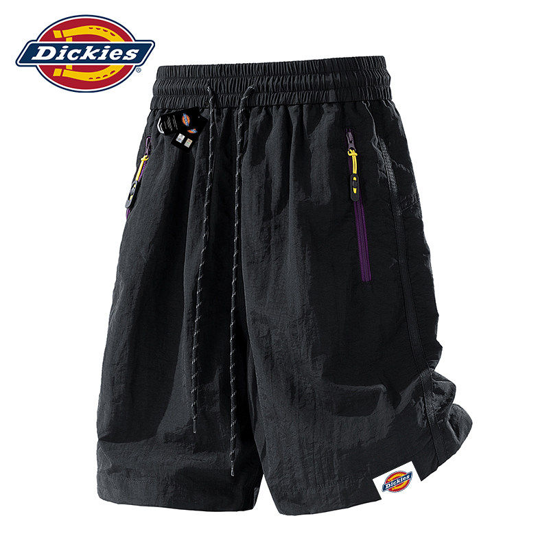 Dickies帝酷适冰丝裤子男士2026新款潮牌撞色短裤夏季薄款运动裤