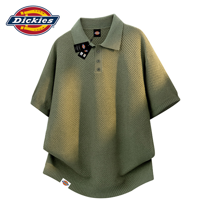 Dickies帝酷适短袖polo衫男士夏季2026新款美式潮牌宽松针织上衣