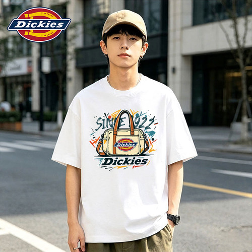 Dickies纯棉短袖t恤男士半袖上衣
