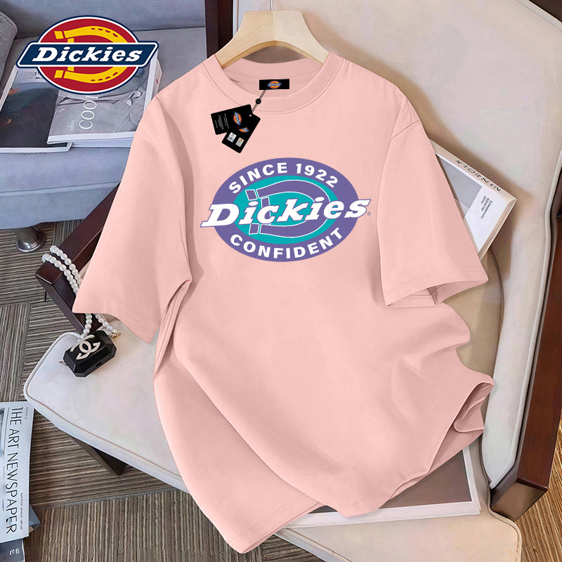 Dickies帝酷适美式短袖t恤女士夏季2026新款今年流行爆款粉色上衣