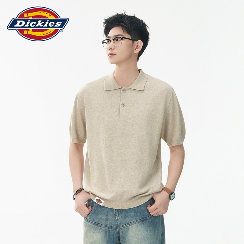 Dickies帝酷适短袖polo衫男士夏季2026新款潮牌针织t恤高级感上衣
