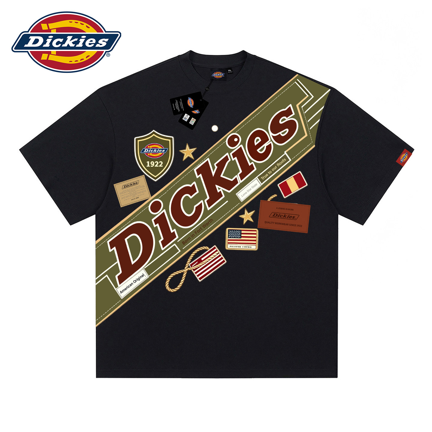 Dickies纯棉短袖t恤男士夏日上衣