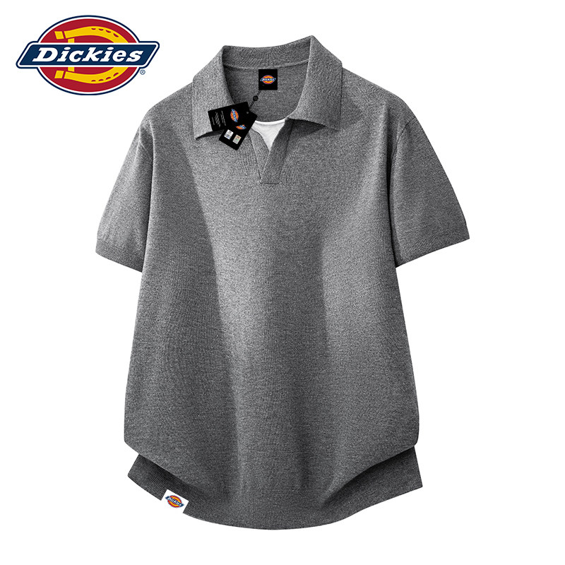 Dickies帝酷适短袖t恤男士2026新款潮牌Polo衫夏季痞帅风针织上衣