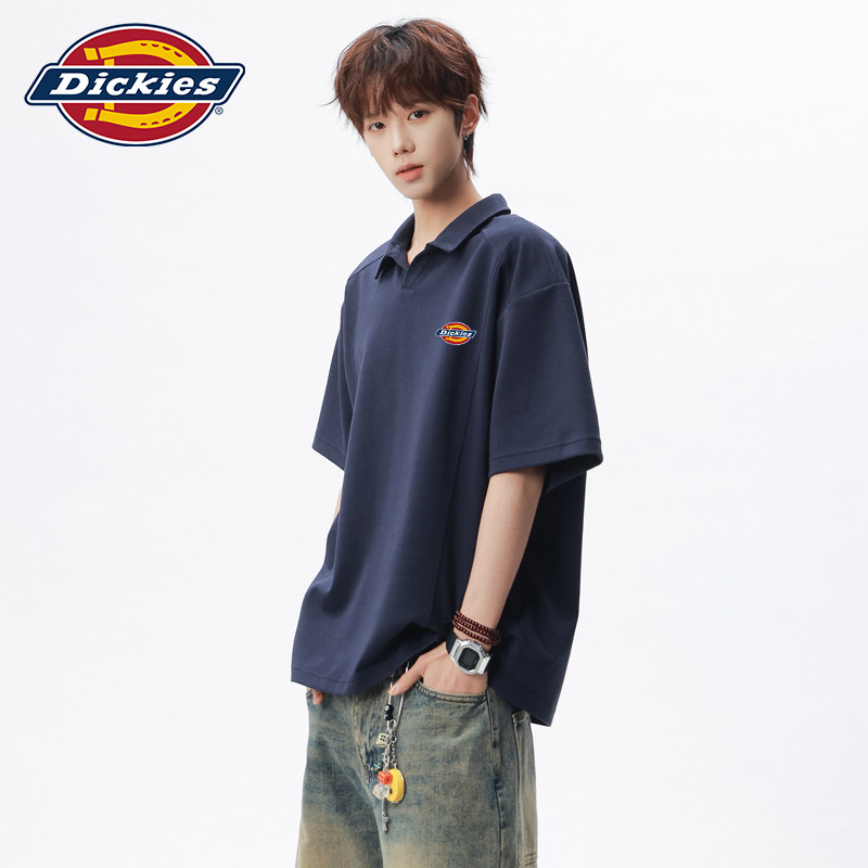 Dickies帝酷适短袖t恤男士夏季2026新款潮牌Polo衫男生痞帅风上衣