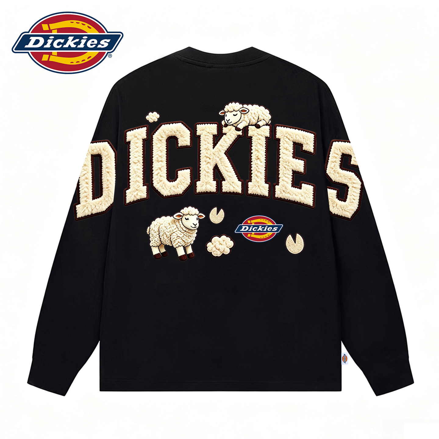 Dickies男士长袖t恤小羊纯棉上衣