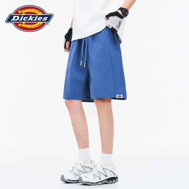 Dickies帝酷适运动短裤男士2026新款夏季薄款五分裤蓝色休闲裤子
