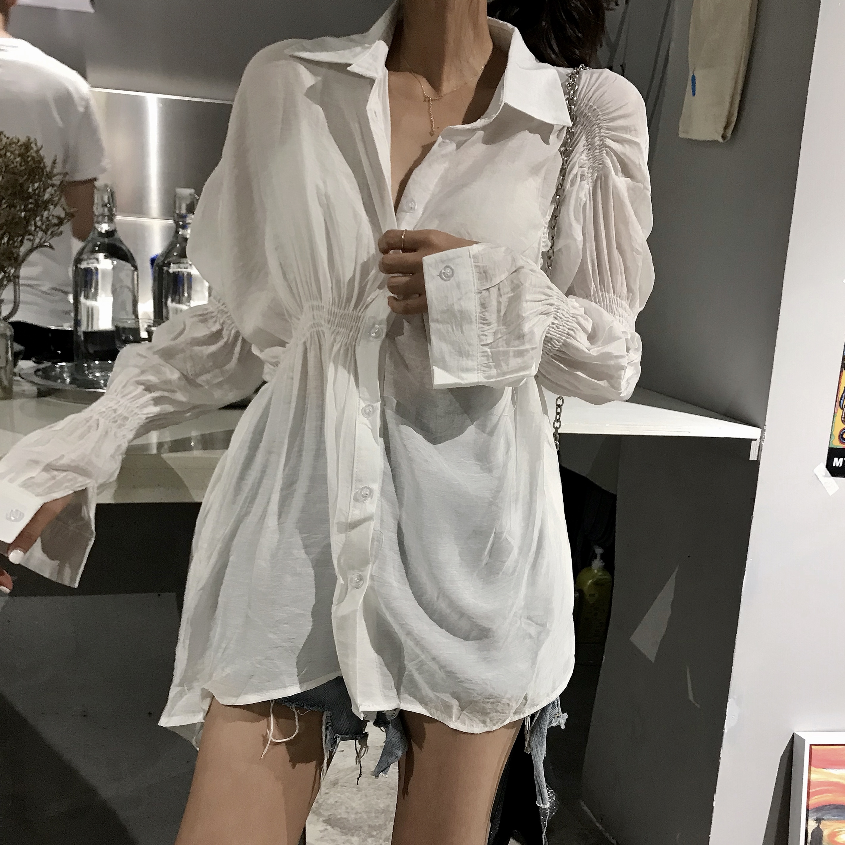 º«°æchicÊÕÑüÏÔÊݳ¤Ðä³ÄÉÀÅ®Ïļ¾2018пî¿íËɰٴîÖг¤¿î·ÀɹÉÏÒÂ