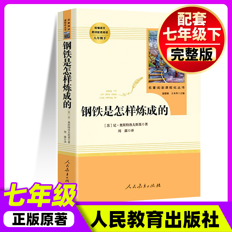钢铁是怎样炼成的七年级下册