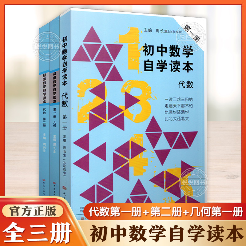 套装3册初中数学读本几何