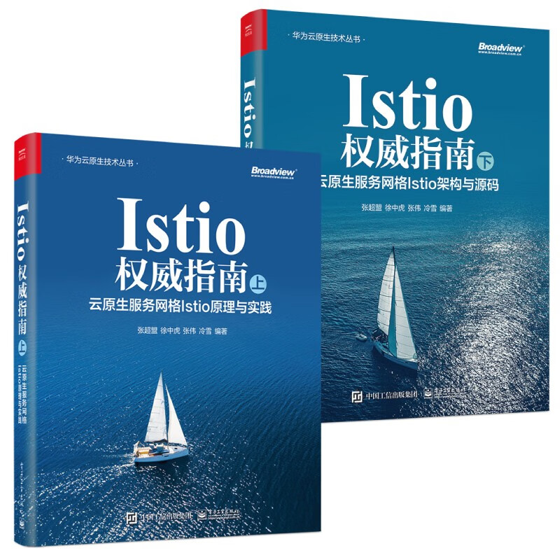 【全2册】Istio权威指南（上+下）云原生服务网格Istio架构与源码云原生服务网格Istio原理与实践 Istio入门书籍电子工业出版社-封面