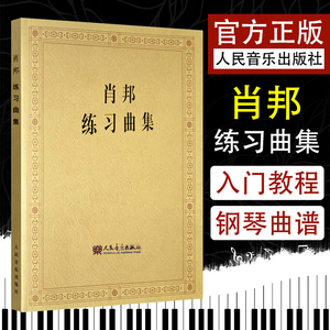 肖邦练习曲集 人民音乐出版社 钢琴曲  帕德雷夫斯基 钢琴曲谱音乐谱书籍 肖邦钢琴基础练习曲曲谱教材教程音乐图书籍