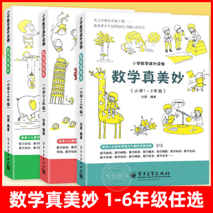数学真美妙 1-6年级 全套3册 123456年级小学数学课外阅读书 小学趣味数学 小学数学辅导书 小学数学知识大全刘勇小学数学思维训练