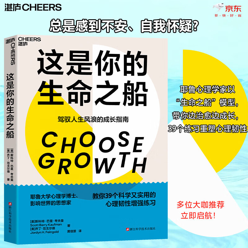这是你的生命之船 驾驭人生风浪的成长指南 耶鲁大学心理学博士 影响世界的思想家 教你39个科学又实用的心理韧性增强练习