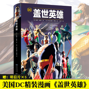 【赠精美明信片x5】盖世英雄 DC漫画 超级英雄挺身而出解决社会问题正义联盟超人蝙蝠侠神奇女侠经典绘本成人漫画书籍世图美漫图书