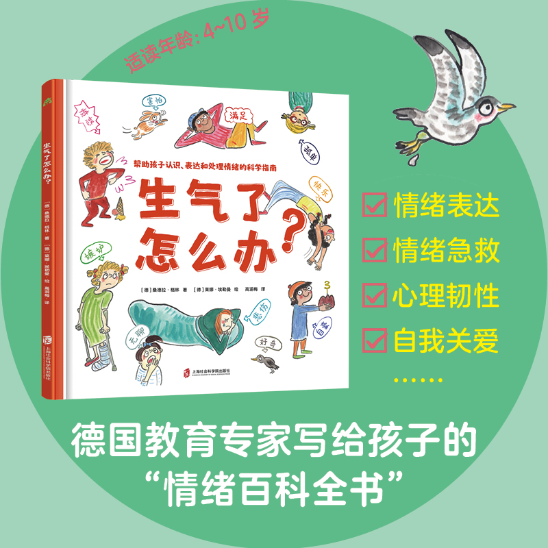 生气了怎么办 吵架了怎么办 4-10岁 帮助孩子正确认识 表达和处理情绪的科学指南 情绪急救 心理健康 儿童心理 儿童绘本