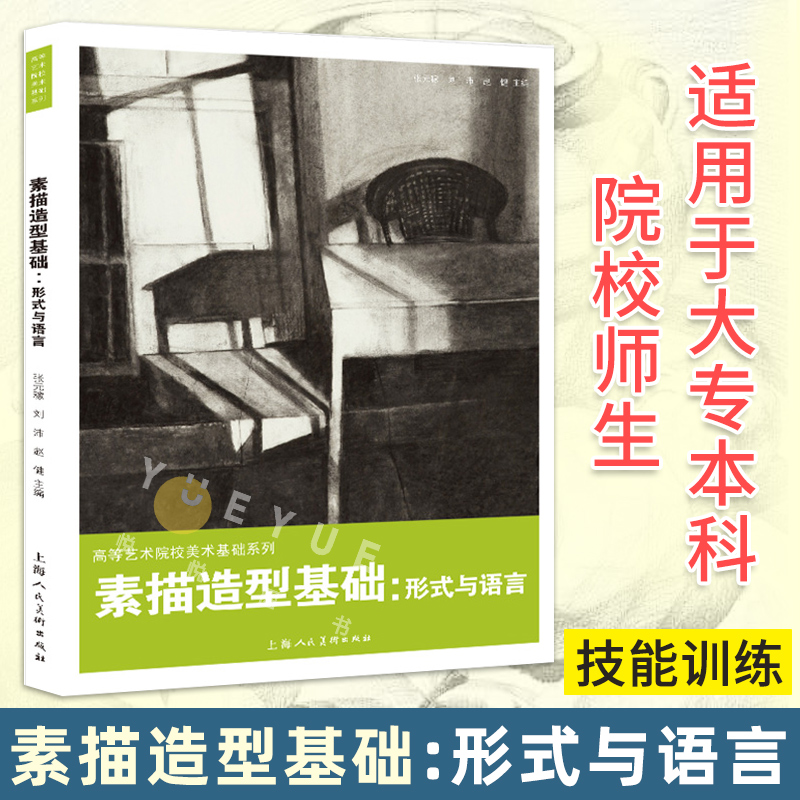 素描造型基础：形式与语言 高等艺术院校美术基础系列西安美术学院教学特色的艺术基础教育课程造型技能训练与艺术审美意识
