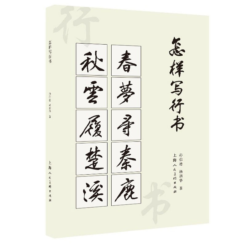 怎样写行书 孙信德杨新华 教你如何写好行书 书法进阶学习的工具书