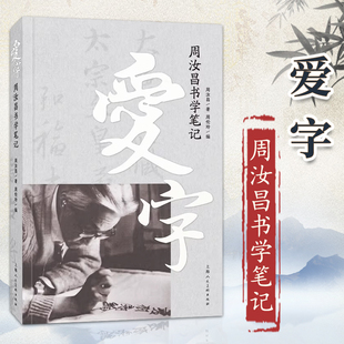 爱字 周汝昌书学笔记 当代国学大家周汝昌先生探究中国书法之道的文章集 中国文化研究文献参考书籍 妙语点评 上海人民美术出版社